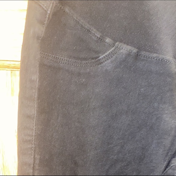 MATERNITY RE:DENIM ANKLE SKINNY WITH BELLYBAND IN BLACK - Picture 4 of 12